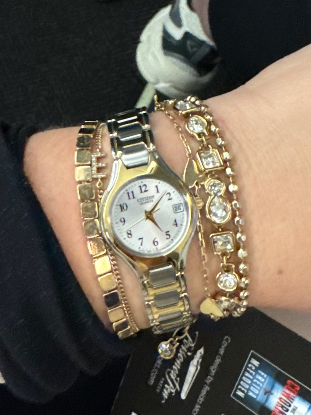 Citizen Women's eco drive Two Tone Stainless Steel Watch
